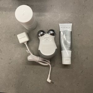 Nuface Mini w charger, aqua gel and primer